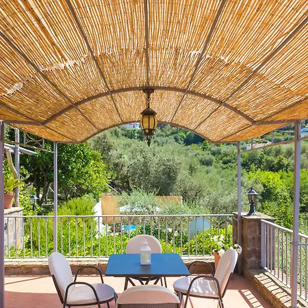 빌라 Carolina Private Heated Pool And Sea View 소렌토